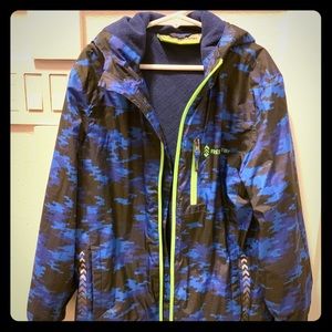 Boys Free Country S(8) lined rain jacket coat